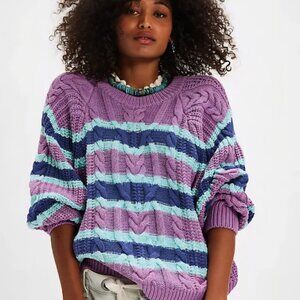 FREE People Frankie Striped Sweater xs bn
